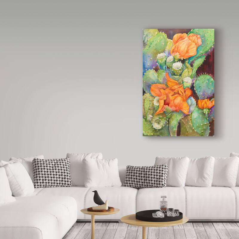 Joanne Porter 'Desert Blooms' Canvas Art