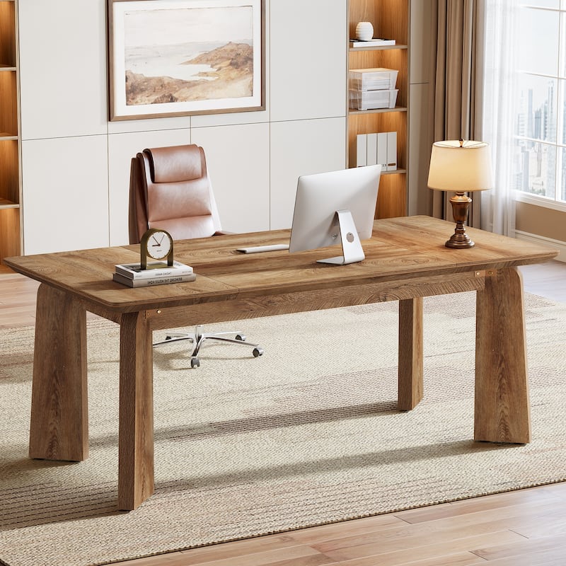 62'' Modern Large Executive Office Desk Computer Desk
