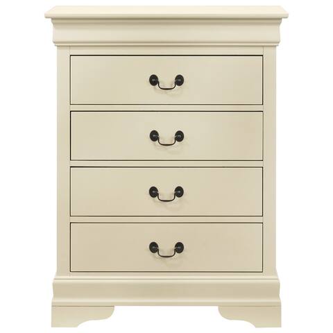 Louis Phillipe 4 Drawer Chest of Drawers (31 in L. X 16 in W. X 41 in H)