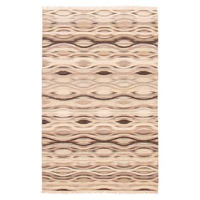 Ankara Ivory Kilim 5'0" x 8'1" - 5'0 x 8'1