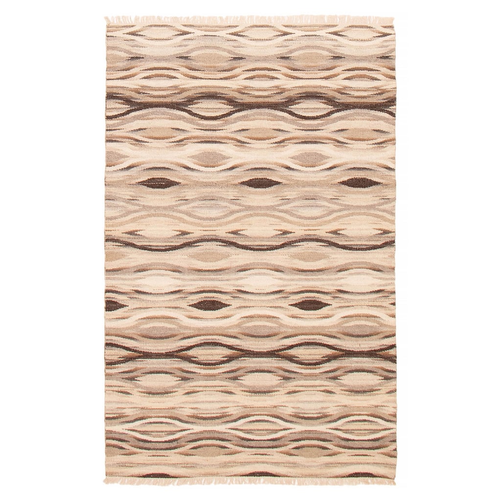 Ankara Ivory Kilim 5'0" x 8'1" - 5'0 x 8'1
