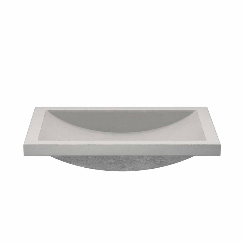 Cabrillo 21-inch NativeStone Undermount Bathroom Sink - 20.75" x 14.75" x 5"