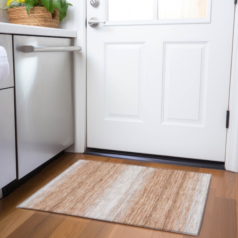 Premium Washable Super Soft Farmhouse Ombre Mayfield Rug - Copper - 1'8" x 2'6"