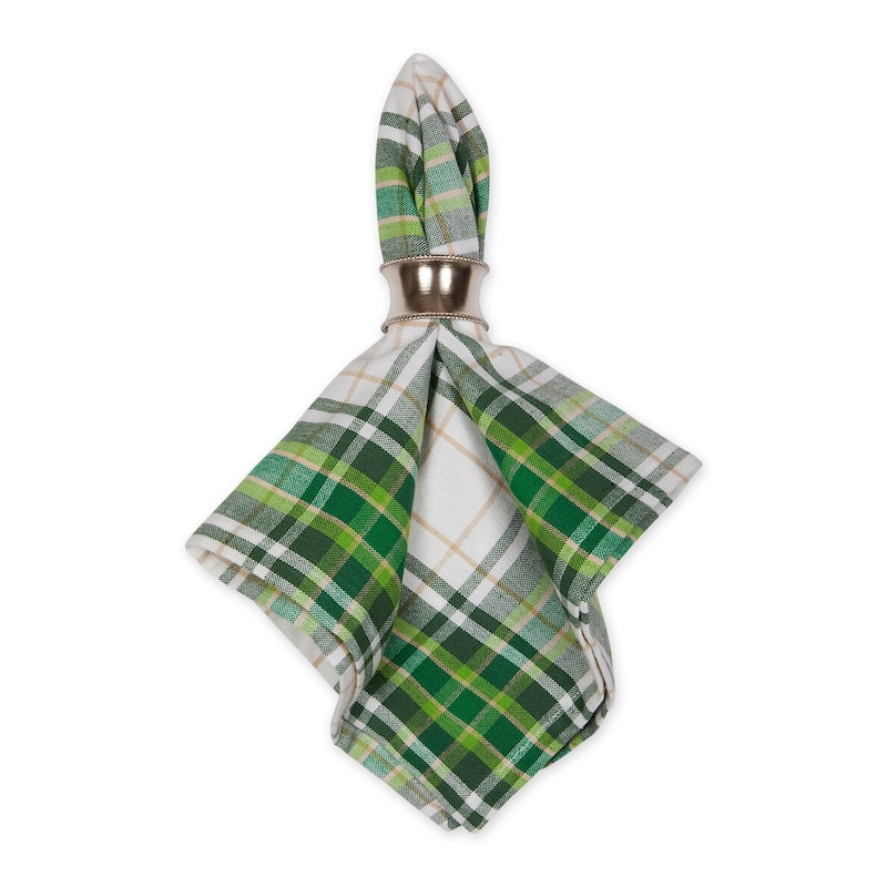 St. Paddy Plaid Napkin Set of 6 - 20x20