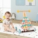 preview thumbnail 2 of 8, Costway Wooden Baby Walker Ice Cream Cart Toy with Sweet Accessories & - See Details