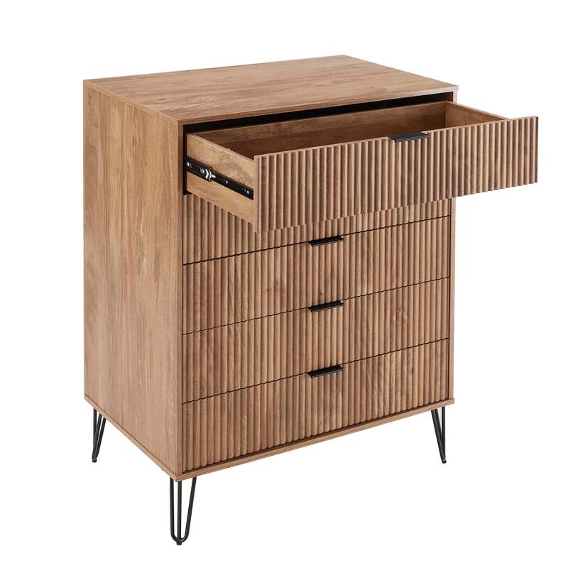 Manhattan Comfort 2-Piece Dumbo Modern Multi Drawer Dresser Set