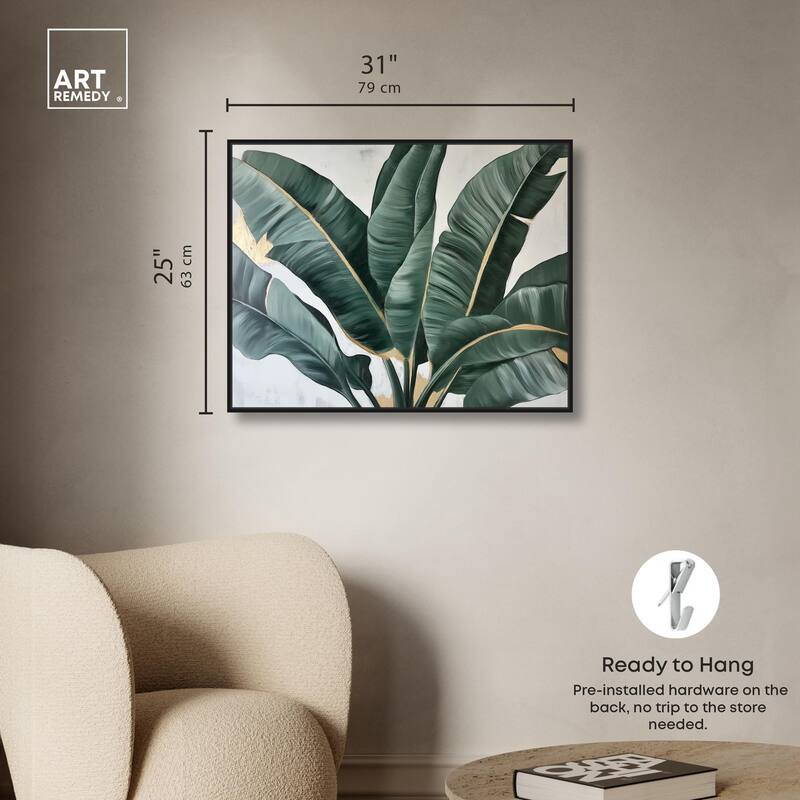 Jungle Jewel Jade II Canvas by Art Remedy