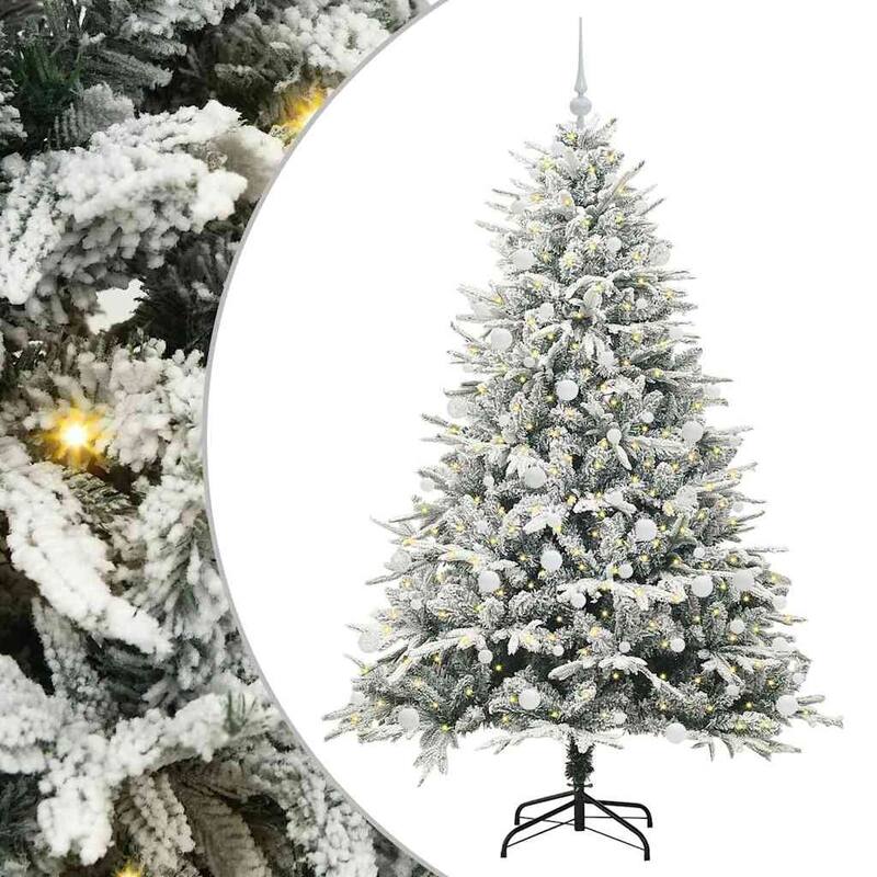 vidaXL Artificial Christmas Tree Green PVC