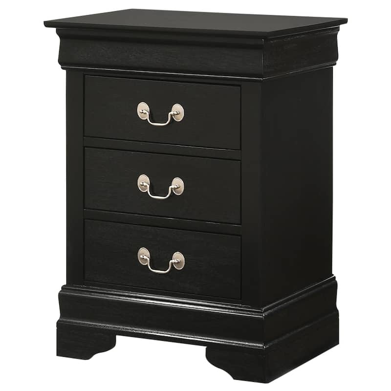 Louis Phillipe 3-drawer Nightstand