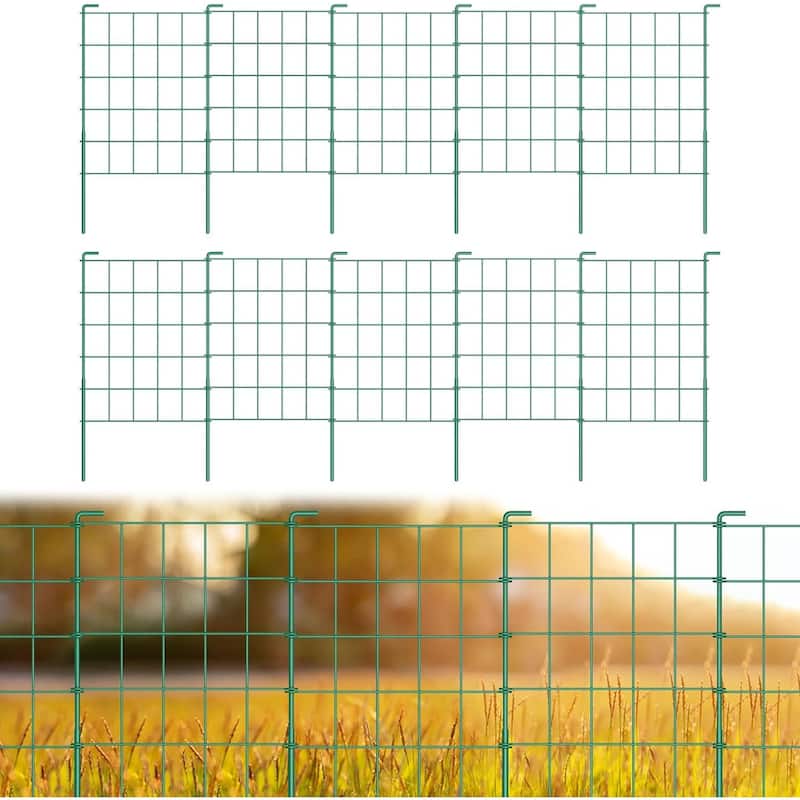 Decorative Garden Fence for Dog Pet - 20PCS - Green