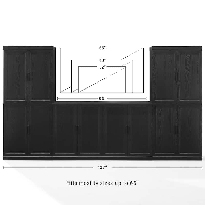 Crosley Essen 3-Piece Entertainment Center