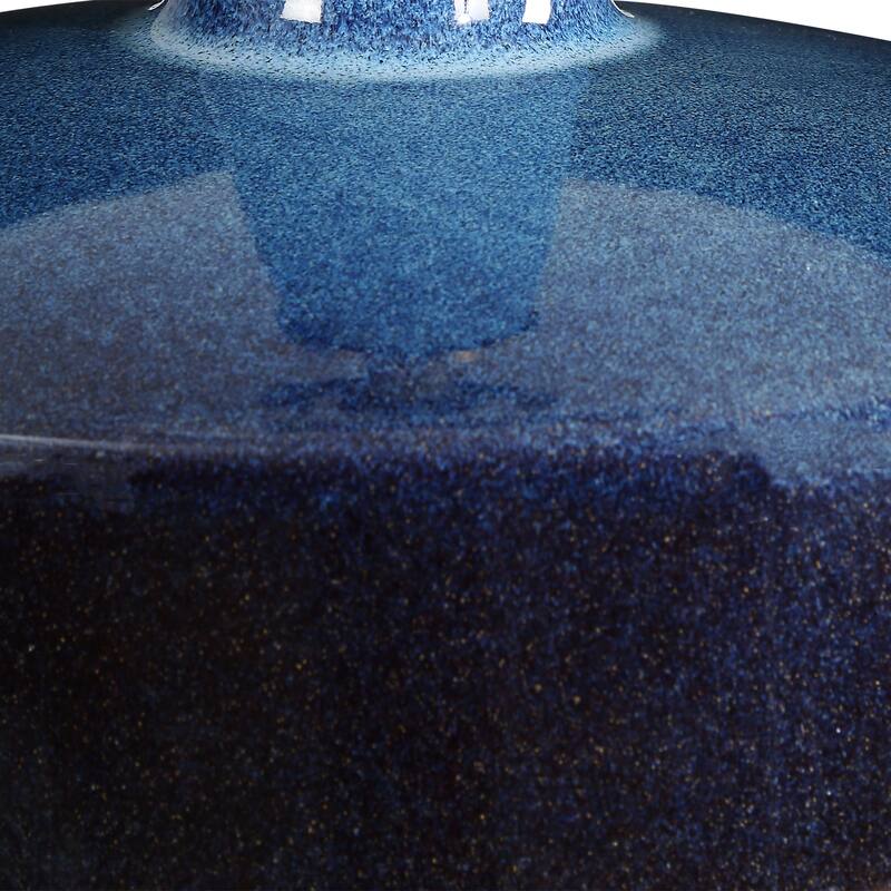 Uttermost Abyss Blue Table Lamp - 22.5" H X 12" W X 12" D