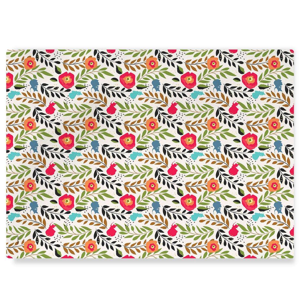 Disney Princesses Enchanted Forest Printed Washable Rug