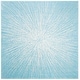 preview thumbnail 43 of 89, SAFAVIEH Evoke Juli Abstract Boho Burst Rug 6'7" Square - Aqua/Ivory - Square