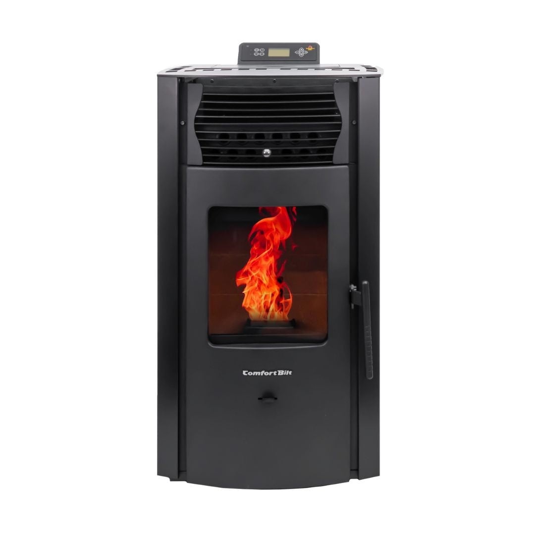 ComfortBilt HP50S 2,200 sq. ft. Pellet Stove with a 47-lb Hopper in Black