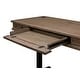 preview thumbnail 4 of 16, Carson Wood Electronic Sit/Stand Desk, Standing Desk, Gray