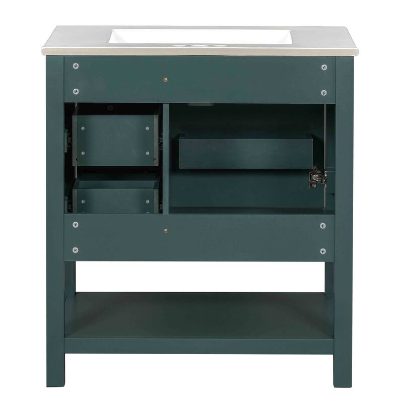 Bathroom Vanity Cabinet with Ceramic Sink