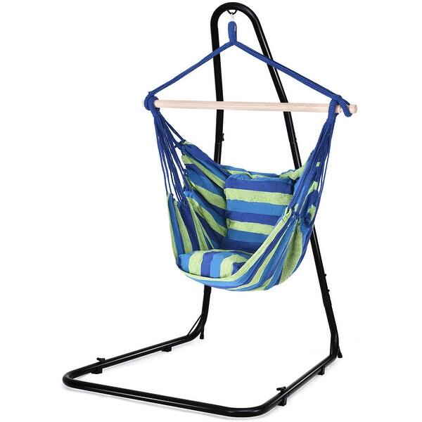 Shop Black Friday Deals On Costway Hammock Rope Chair Patio Porch Yard Tree Hanging Air Swing 47 X40 Lxw On Sale Overstock 16004212