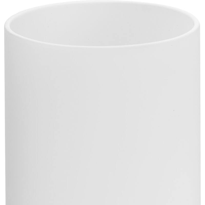 Elara Collection Frosted Glass Accessory Cylindrical Shade - 3 in x 3 in x 8.75 in