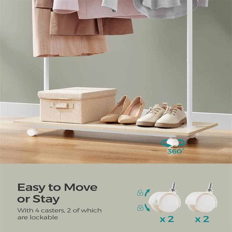 Clothes Rack with Wheels