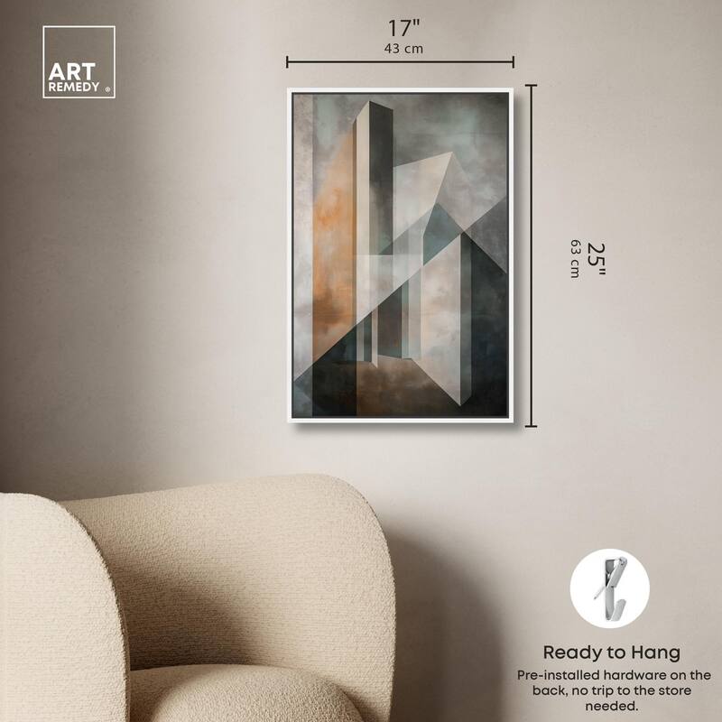 Spatial Geometry Canvas by Art Remedy