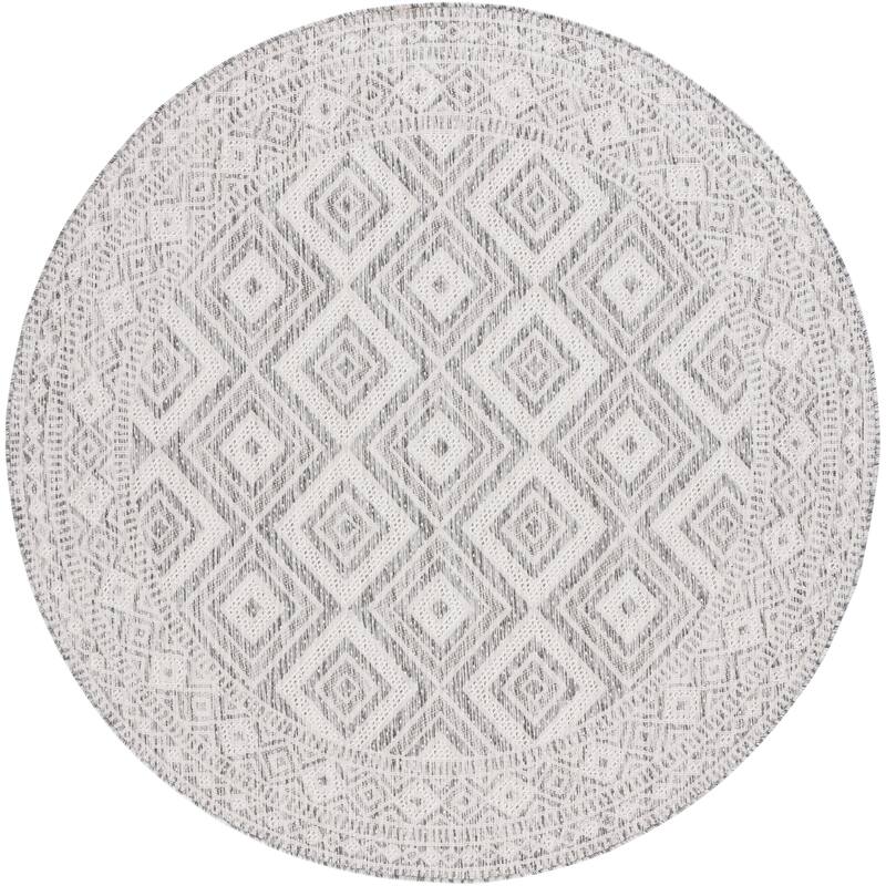SAFAVIEH Courtyard Froukje Casual Waterproof Patio Backyard Rug