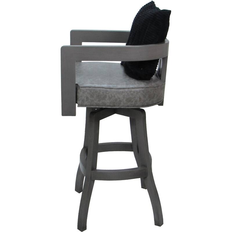 Swivel Wood Counter Bar or Extra Tall Stool - Kadir on S-Base - N/A