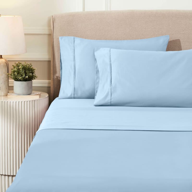 Blue Nile Mills 1200 Thread Count Egyptian Cotton Deep Pocket Sheet Set