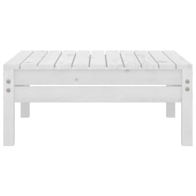 vidaXL Patio Furniture Set 3 Piece Outdoor Sectional Sofa Set Solid Wood Pine