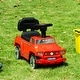 preview thumbnail 7 of 7, Red Kids Ride-On Push Car, SUV Style with Music & Storage for Toddlers