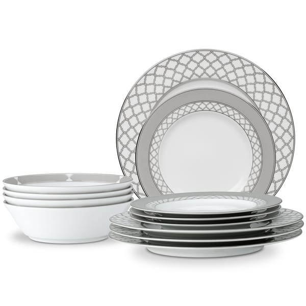 slide 2 of 9, Noritake Eternal Palace 12-Piece Set, Service For 4