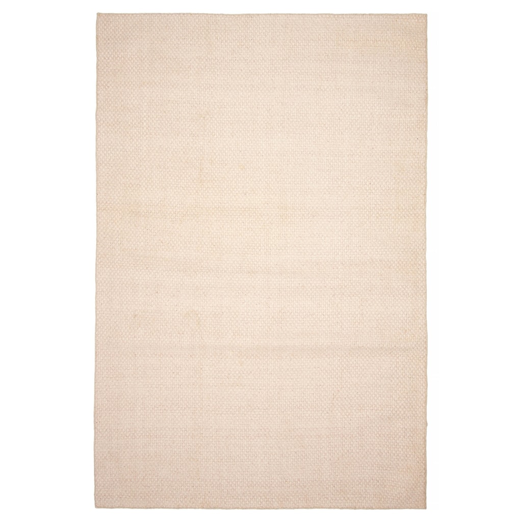 ECARPETGALLERY Hand Tufted Sienna Pink Wool Rug - 6'7 x 9'9