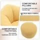 preview thumbnail 16 of 37, Microfiber Upholstered High Density Memory Foam Round Lazy Bean Bag Sofa Chair with Ottoman
