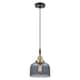 Option Black Antique Brass / Light Smoke Shade