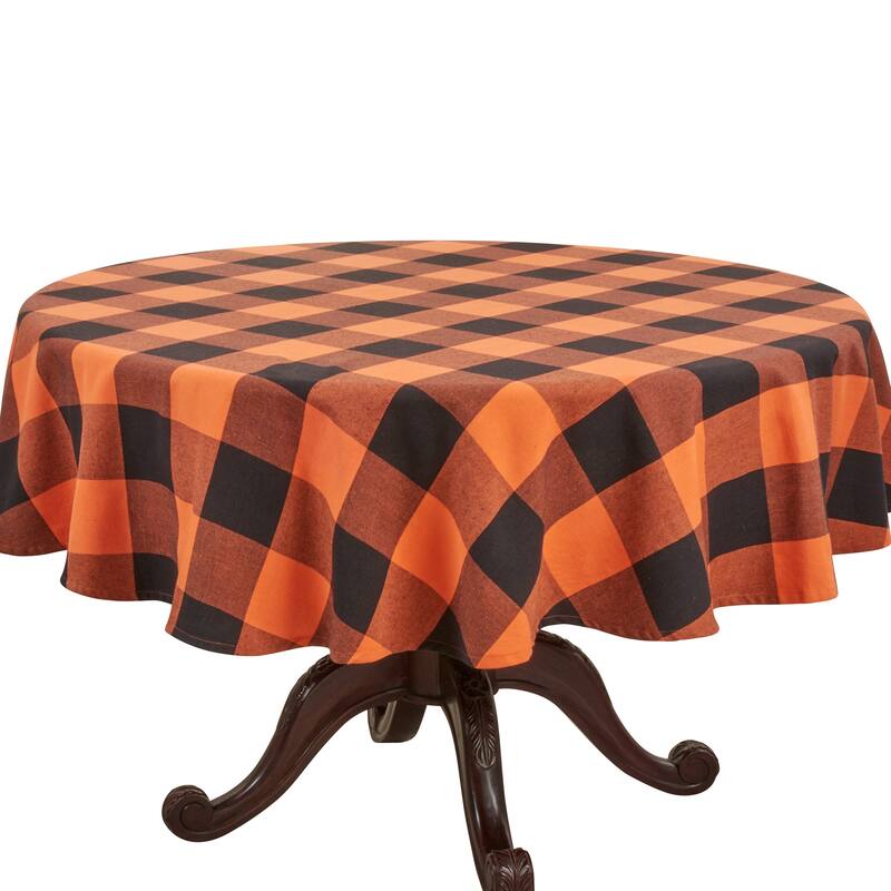 Tablecloth With Buffalo Plaid Design