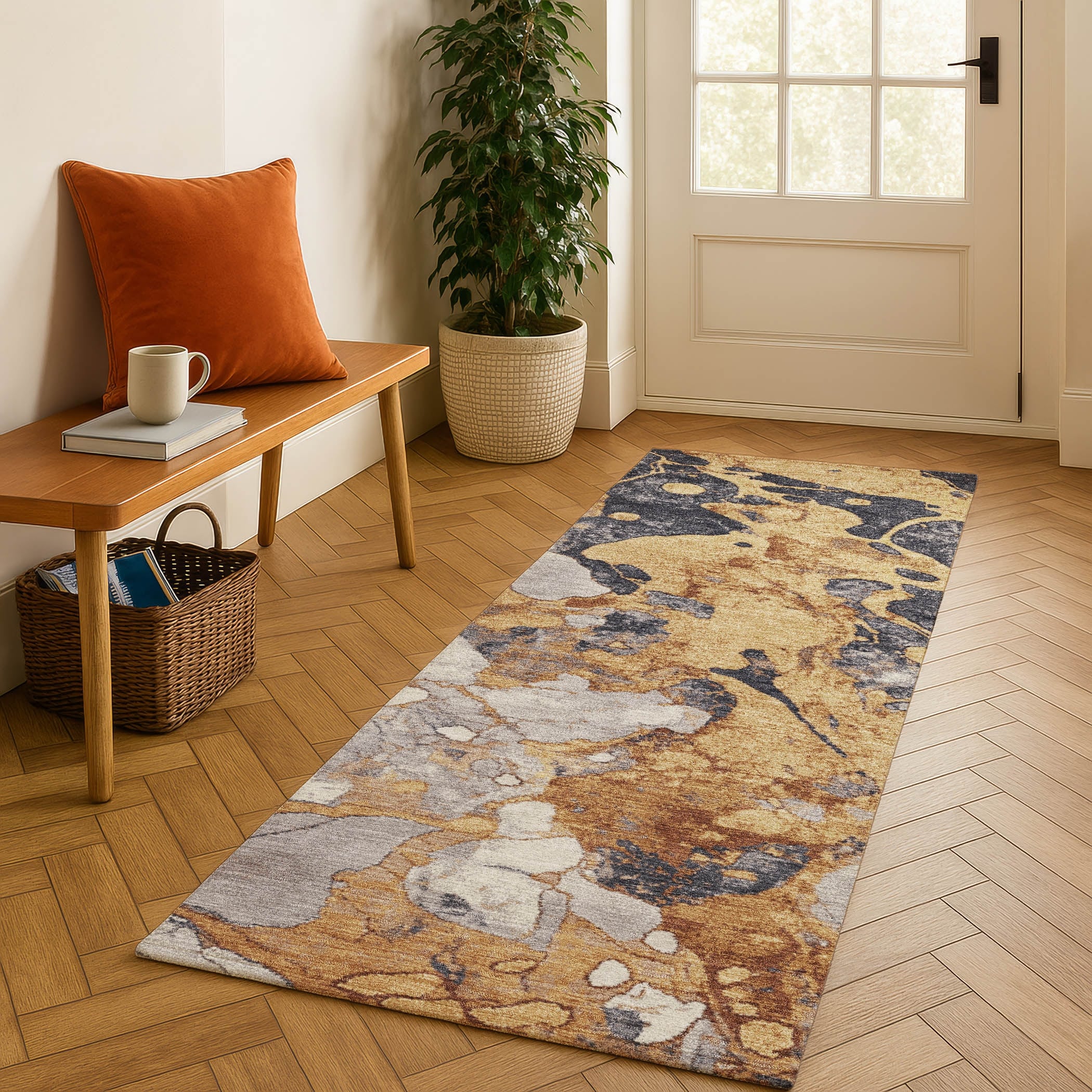 Premium Washable Super Soft Abstract Modern Mayfield Rug