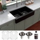preview thumbnail 1 of 75, Karran Retrofit Farmhouse Quartz 34 in. Double Bowl 50/50 Sink Kit