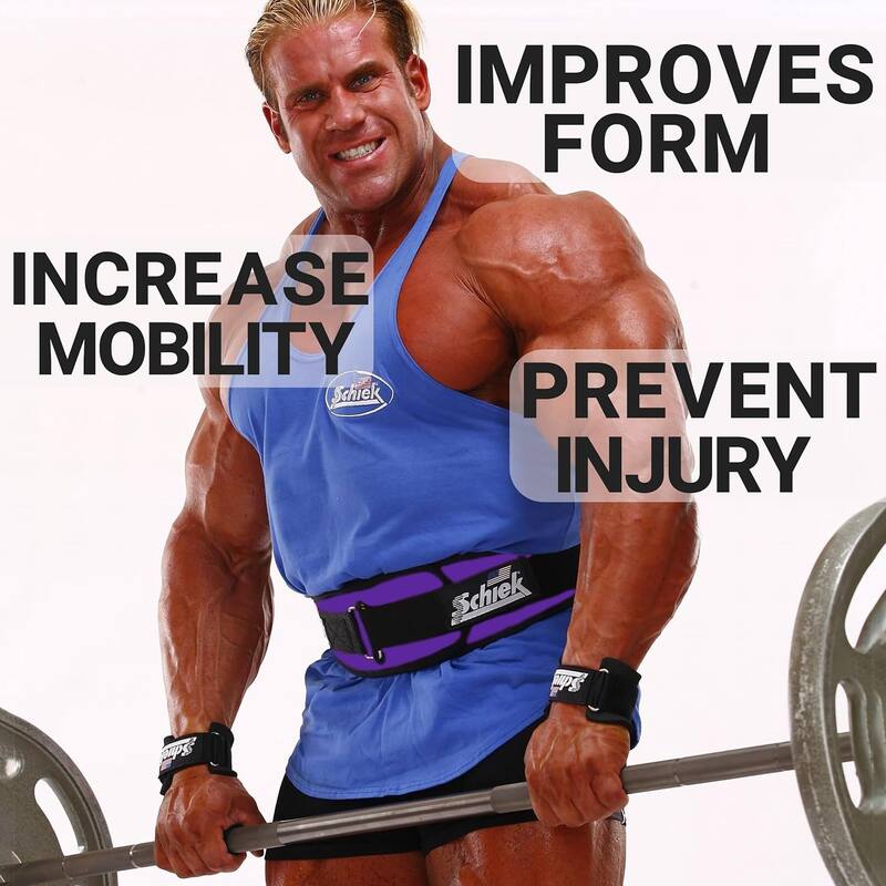 Unisex Nylon 4.75" Comfortable Weightlifting Belt, Red, Size Medium