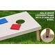 preview thumbnail 4 of 7, 4 x 2'', Portable Outdoor Yard Cornhole Game with 2 Wooden Cornhole Boards, 8 Corn Hole Toss Bags & Bean Bags (Set of 2)