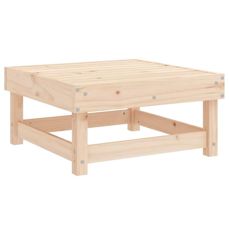 vidaXL Garden Lounge Set Natural pine wood Solid pine wood 6 Piece Set - 24.0 x 24.0 x 24.4