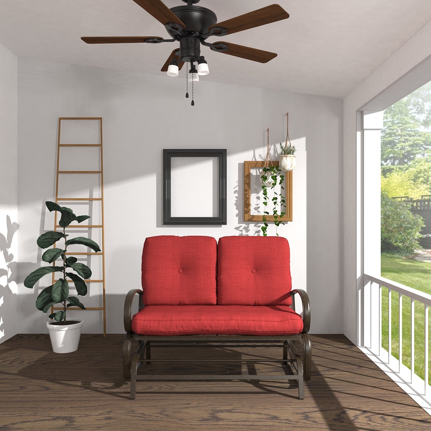 the brick glider chair