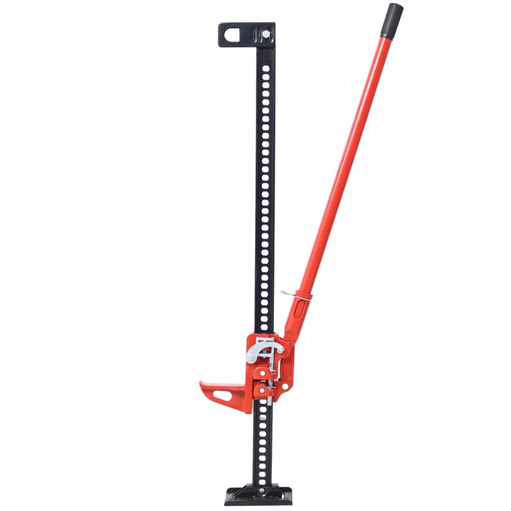 High Lift Farm Jack, 48" Utility Farm Jack, 7000 lbs Capacity Ratcheting Off Road Utility Jack, Heavy-Duty Farm Jack