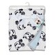 preview thumbnail 5 of 3, Lambs & Ivy Disney Baby MICKEY MOUSE Baby Blanket - Blue/White Minky/Jersey