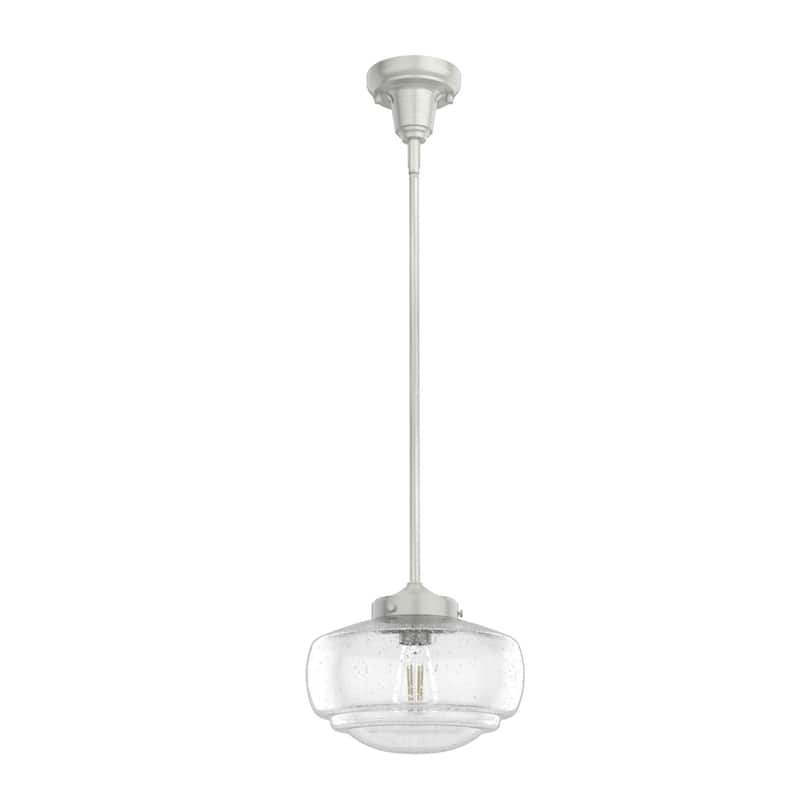 Hunter 10" Saddle Creek 1 Light Pendant or Semi-Flush Mount Ceiling Light - Kitchen Island, Dining Room, Entry