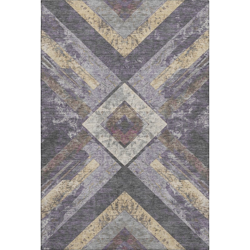 Premium Washable Super Soft Modern Global Mayfield Rug