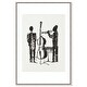 preview thumbnail 13 of 60, Bebop I Black Art Canvas Print by Art Remedy Silver - 10" x 15"