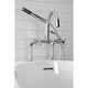 preview thumbnail 41 of 40, Kingston Brass Concord Freestanding Tub Faucet with Supply Line