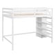 preview thumbnail 11 of 30, Full Size Loft Bed with Built-in Storage Wardrobe and Staircase, Space-Saving