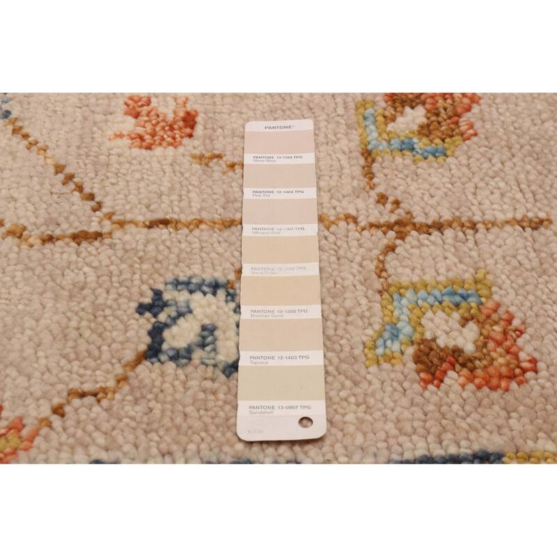 ECARPETGALLERY Hand-knotted Jules Serapi Beige Wool Rug - 8'2 x 9'11