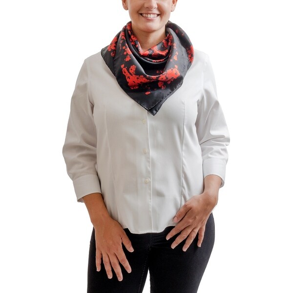 Givenchy GW9090 SE032 10 Black/ Red Scarf - 35.5-35.5. Opens flyout.